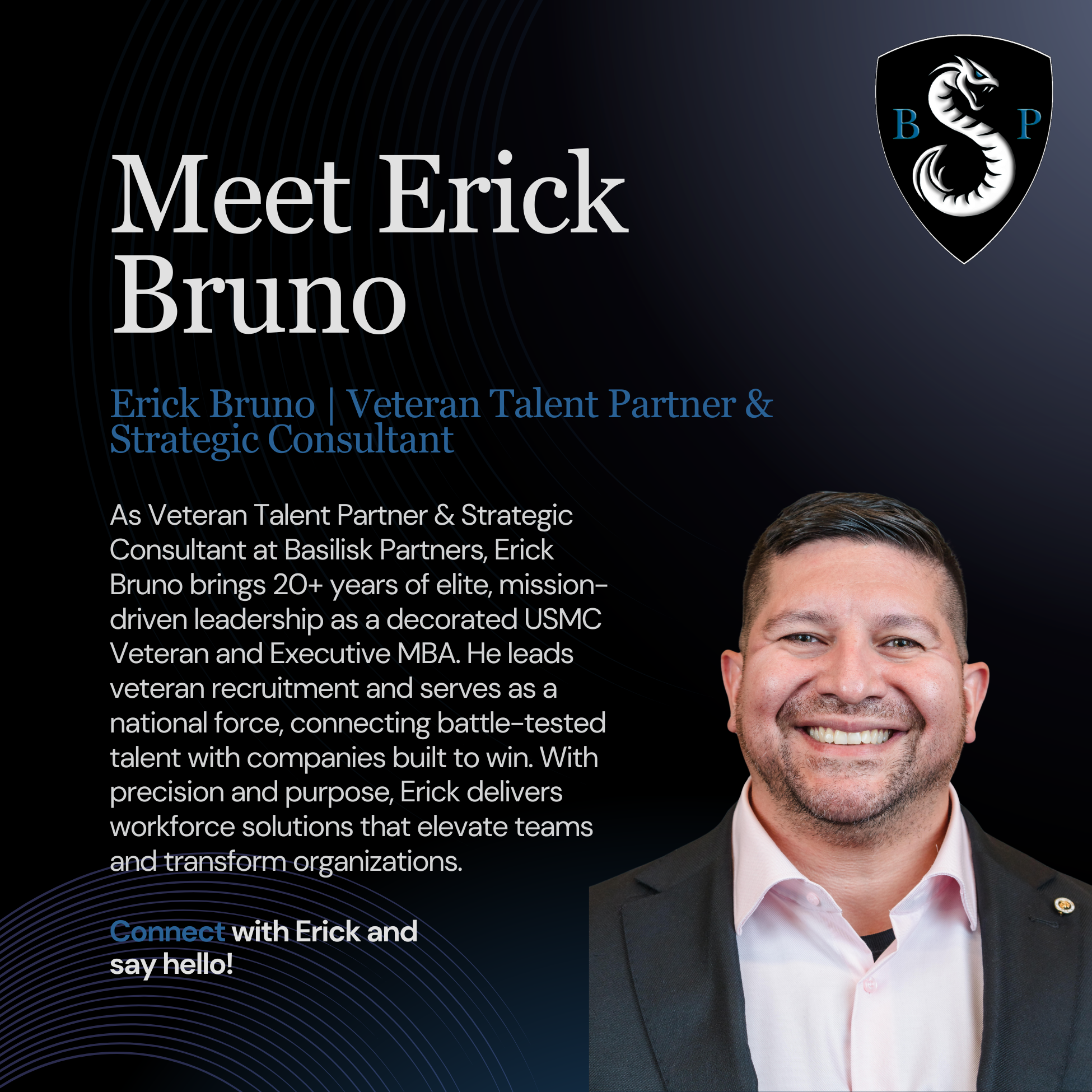 Meet Erick Bruno